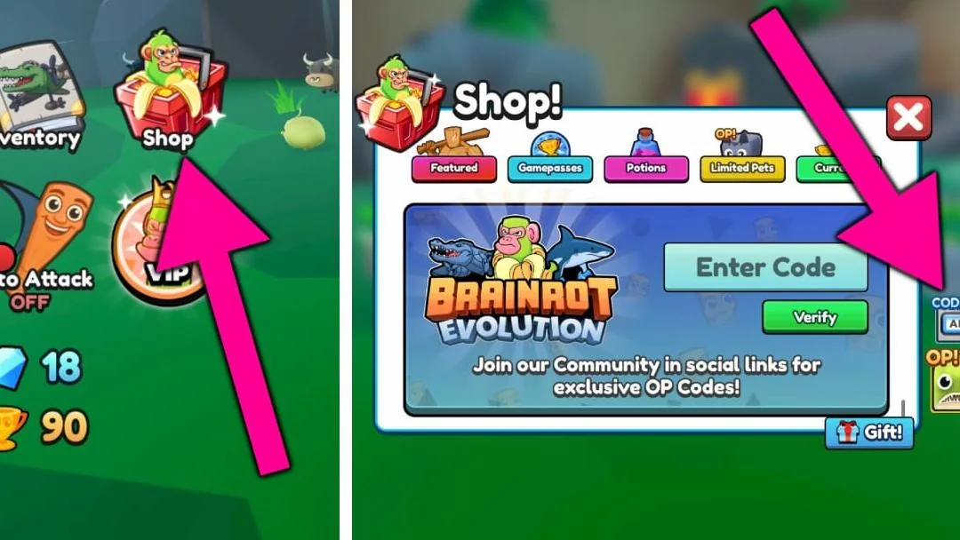 How to redeem Brainrot Evolution codes